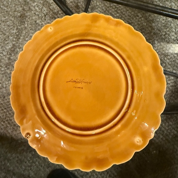 Sarreguemines Majolica Fruit plums Plate France Vintage
Dessert plate 7.5 in - Picture 3 of 4